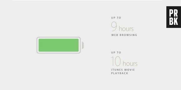 As baterias do novo MacBook podem durar até 10 horas, segundo a Apple
