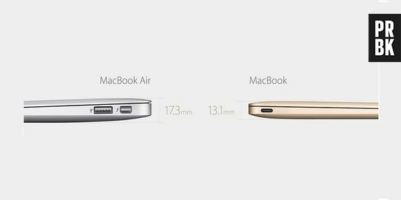 MacBook está ainda mais fino que MacBook Air, 13,1mm