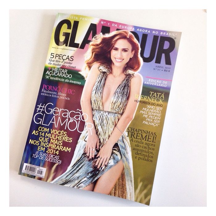  Na capa da revista Glamour, Tat&amp;aacute; Werneck fala sobre padr&amp;otilde;es de beleza e entrada na Globo 