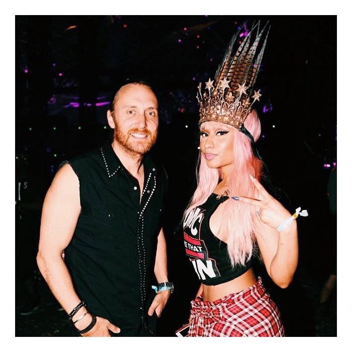  Nicki Minaj e David Guetta no &amp;uacute;ltimo dia de Coachella 2015 