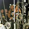  Beyonc&eacute; e Nicki Minaj se divertindo juntas no show do David Guetta, no Coachella 