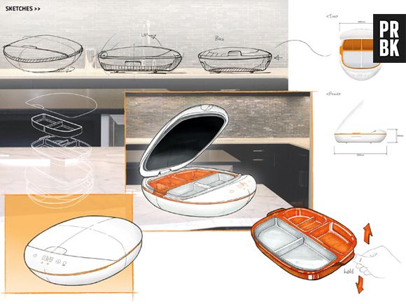 "Plate Cooker" parece um George Foreman grill, sem grill