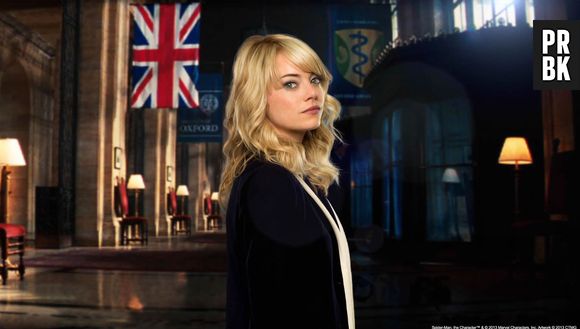 Emma Stone vive Gwen Stacy em "O Espetacular Homem-Aranha 2" e nem por isso se esconde atrás do herói!