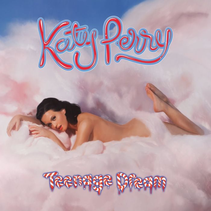  Quase nua, Katy Perry foi capa do seu segundo &amp;aacute;lbum, &quot;Teenage Dream&quot; 