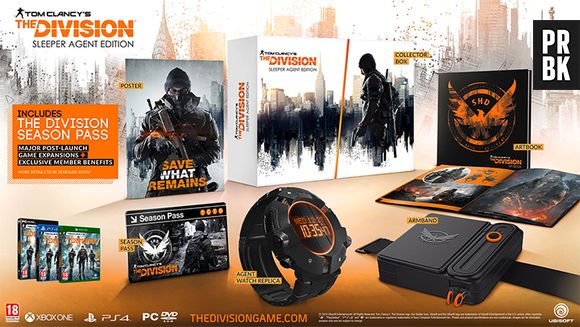 Edição de colecionador de "Tom Clancy's The Division" é a Sleeper Agent Edition e inclui relógio e braçadeira temáticos
