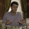 Aderbal (Marcos Palmeira) não concorda com estrutura familiar de Rafael (Chay Suede) em "Babilônia"