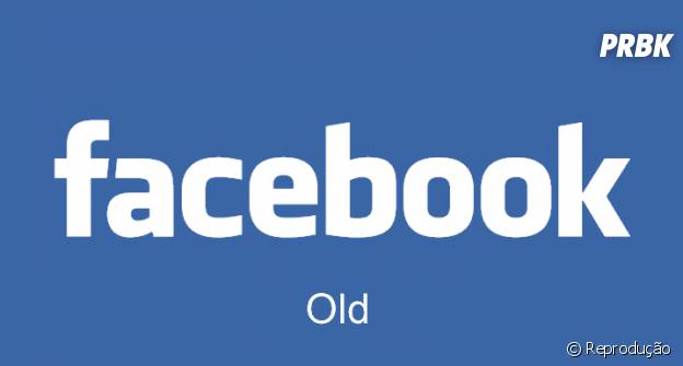 Comparação entre a logomarca antiga e atual do Facebook