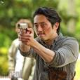  Em "The Walking Dead", Glenn (Steven Yeun) também aparece ferido em sua imagem 