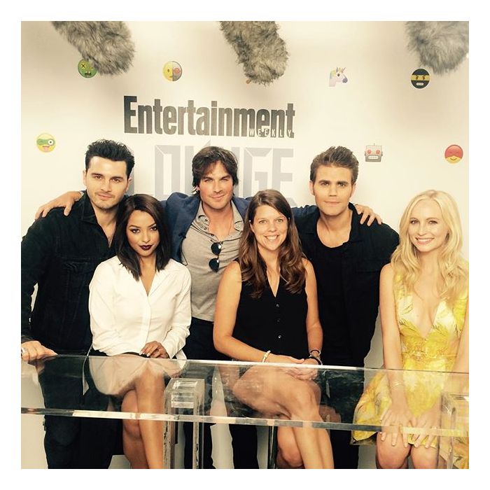 O elenco de &quot;The Vampire Diaries&quot; respondeu perguntas dos fãs na Comic-Con 2015 sobre a sétima temporada
