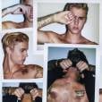  Justin Bieber tira a camisa e mostra as tatuagens em novo ensaio 