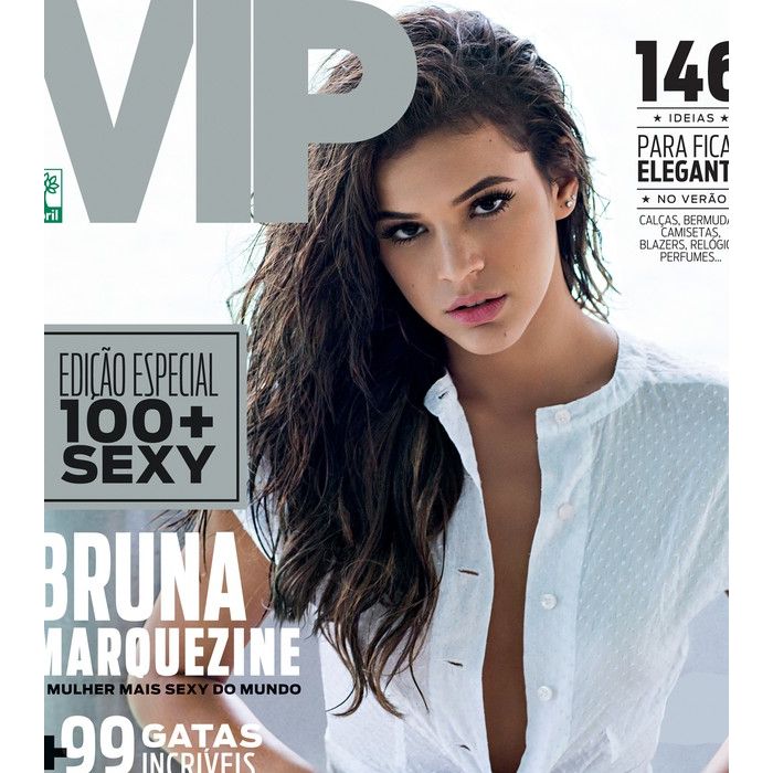  Bruna Marquezine apareceu em v&amp;aacute;rias revistas quando namorava com o jogador Neymar Jr.&amp;nbsp; 