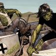  Em um futuro dist&oacute;pico, Hulk tem um relacionamento com &nbsp;a sua prima, She-Hulk, onde gera uma fam&iacute;lia cheia de filhos e netos. 