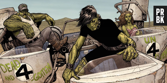 Em um futuro distópico, Hulk tem um relacionamento com  a sua prima, She-Hulk, onde gera uma família cheia de filhos e netos.