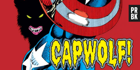 Capitão América se transformando em Lobisomen é doideira de mais para um filme!