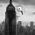  Minions invadindo Nova York e imitando o King Kong no Empire State Building&nbsp; 