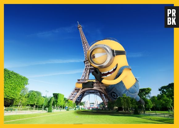 Stuart novamente em Paris, apaixonado pela Torre Eiffel, como não se derreter?
 