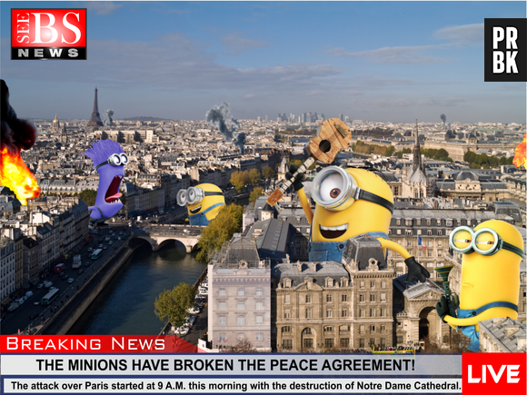 De fato, os minions estão dominando o mundo! 