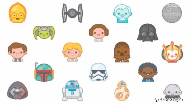 De "Star Wars": Novos emojis inspirados nos personagens da franquia desembarcam no seu smartphone