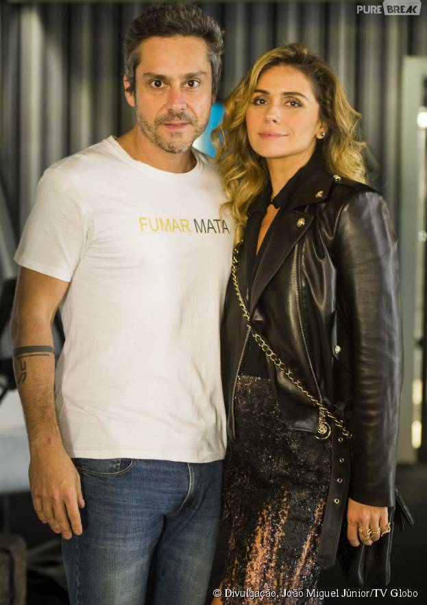 Giovanna Antonelli e Alexandre Nero contracenam pela primeira vez em "A Regra do Jogo" e atriz elogia companheiro de elenco