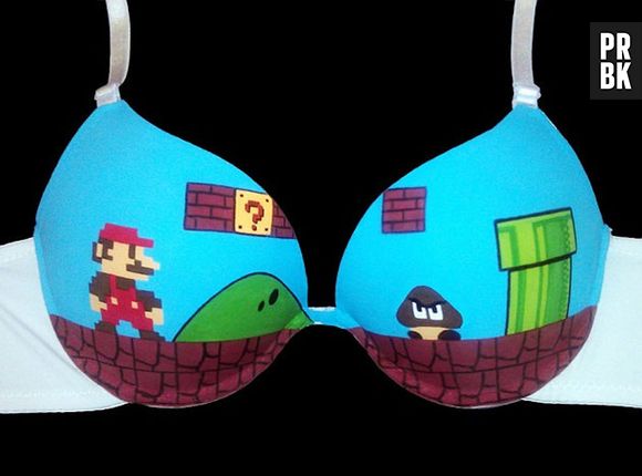 E aí, vai querer passar dessa fase do sutiã do "Mario Bros"?