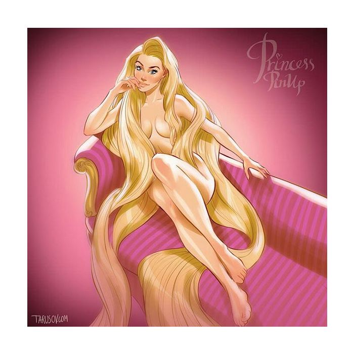 Rapunzel daria uma ótima modelo, né?