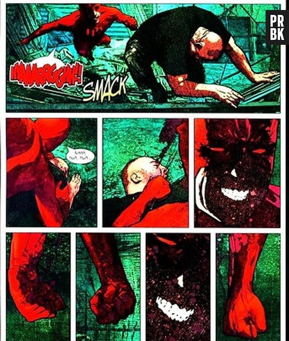 Mais uma vez temos o Rei do Crime, Wilson Fisk, apanhando pra valer! Dessa vez é o Demolidor o dono de todos os chutes e socos