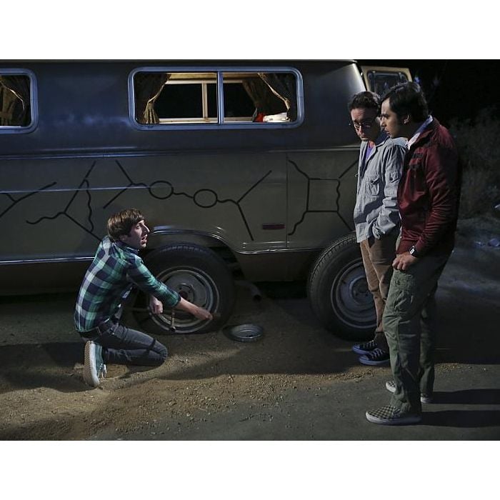 Os nerds de &quot;The Big Bang Theory&quot; terão que encarar o desafio de trocar o pneu