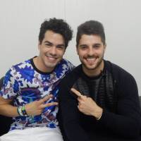Sam Alves e Alok comemoram parceria após show explosivo do DJ no Rock in Rio 2015!