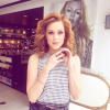 Sophia Abrahão antes da transformação com o cabelo ruivo bem clarinho