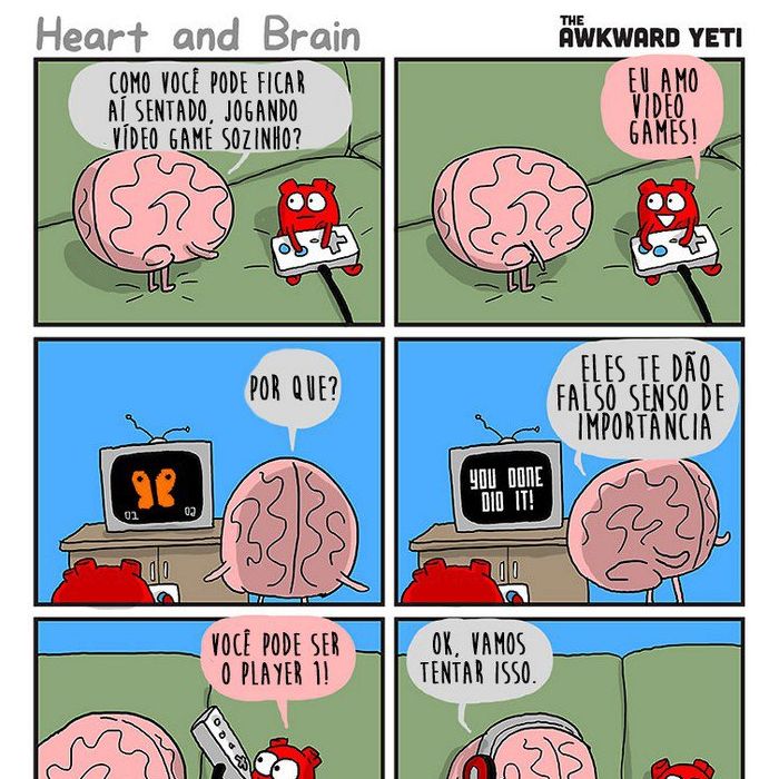 O cérebro nem sempre entende o coração e suas motivações
