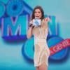 Daniella Cicarelli apresenta o programa "Domingo da Gente" da Record