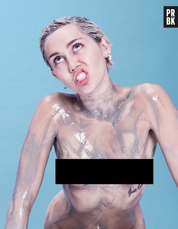 Assim como fez Kim Kardashian em 2014, Miley Cyrus posou pelada para a revista Paper