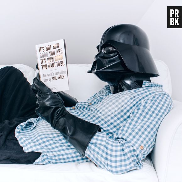 Darth Vader, de "Star Wars", aprecia boas leituras