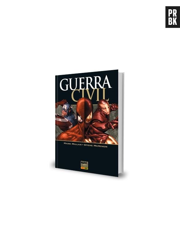 Em "Guerra Civil", a editora Panini traz a história em quadrinhos em formato literário incrível: ideal para os fanáticos por heróis