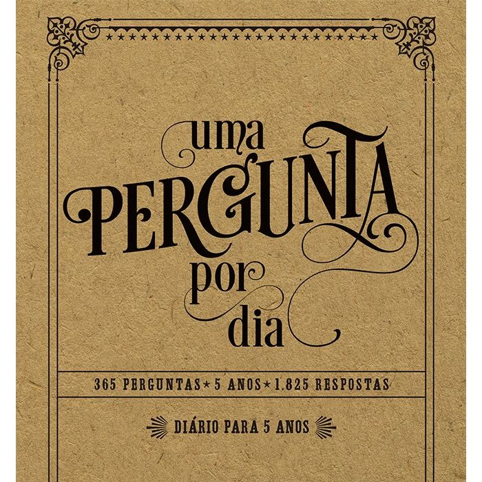 Você adora diários, mas tem super dificuldade para manter um? O livro &quot;Uma Pergunta Por Dia&quot; vai se tornar seu companheiro perfeito!