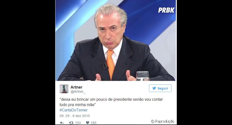 Carta Divulgada De Michel Temer à Dilma Rousseff Vira Meme