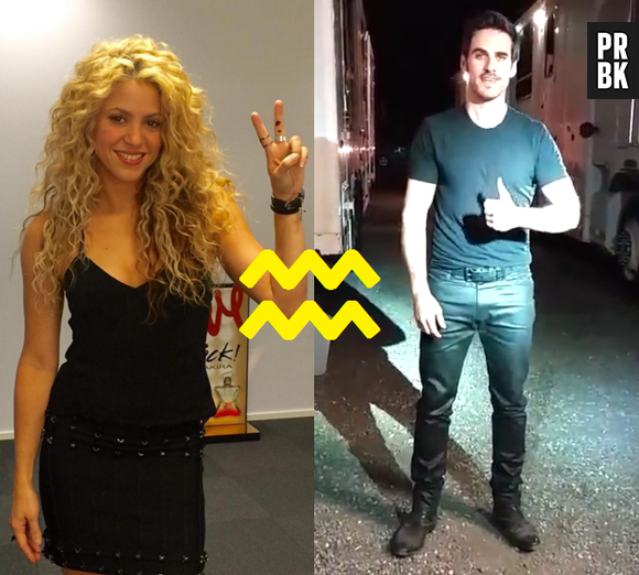 Astrologia: Shakira e Colin O'Donoghue, de "Once Upon a Time", são do signo de Aquário