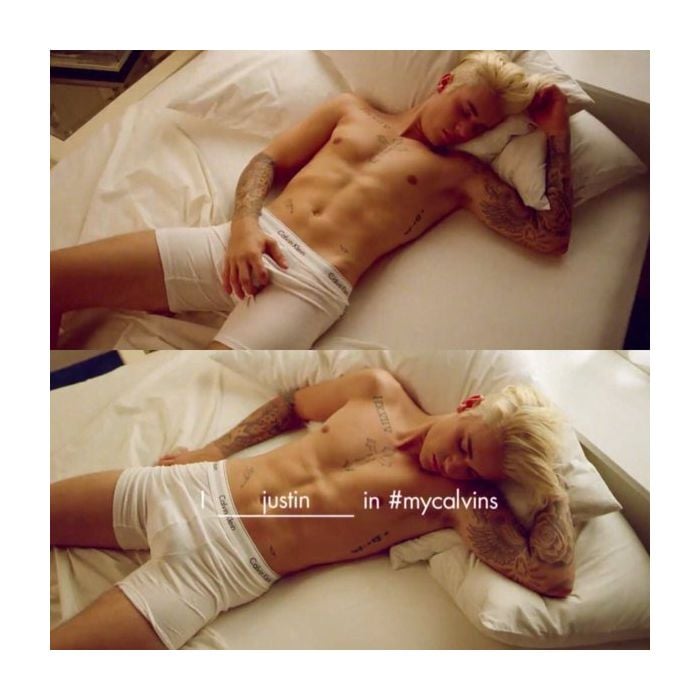 Nova campanha da Calvin Klein traz Justin Bieber todo sexy
