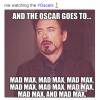 Quem fez essa cara depois de milhões de vitórias seguidas de "Mad Max" no Oscar 2016?