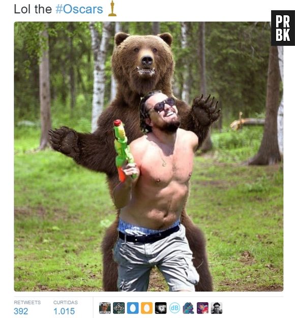 No Oscar 2016, o Leonardo DiCaprio é baile de favela, né gente?