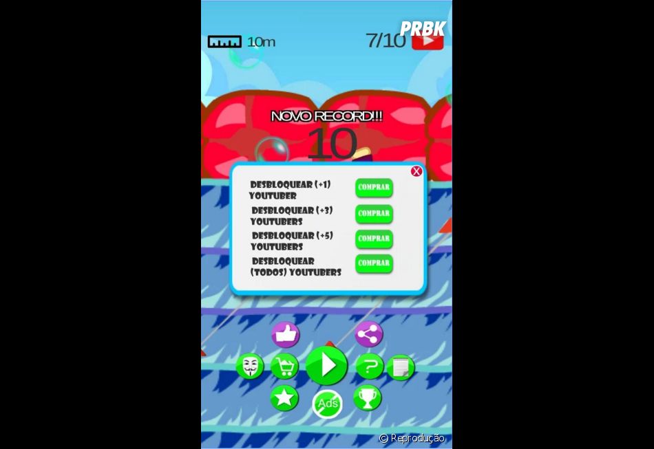 No Jogo Piscina De Sabao Youtubers Para Android E Possivel Desbloquear Youtubers E Recompensas Conforme Avanca Nas Fases Purebreak