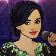 Em seu game para celular, Demi Lovato brilha com sua versão em desenho