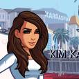 Quem também virou desenho ao lançar um app foi Kim Kardashian