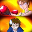 Na época de "Malhação", Rafael Vitti e Isabella Santoni ganharam versões em anime de seus personagens, Pedro e Karina