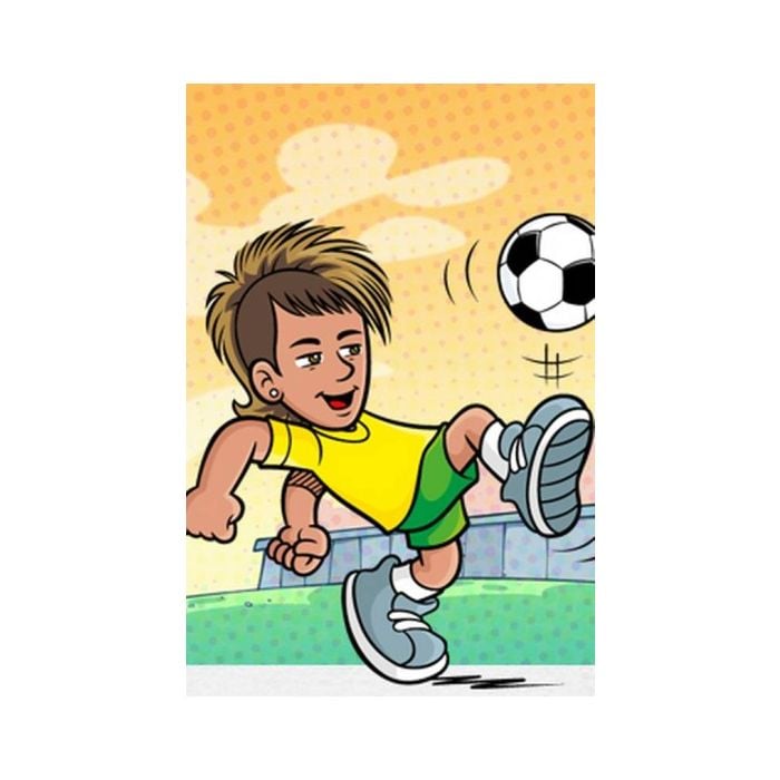 Olha que fofo o boneco de Neymar Jr. na Turma da Mônica!