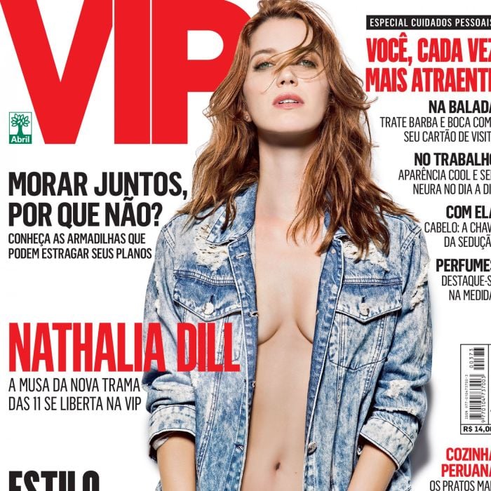 Nathalia Dill estampa capa e recheio da edição de abril da revista VIP