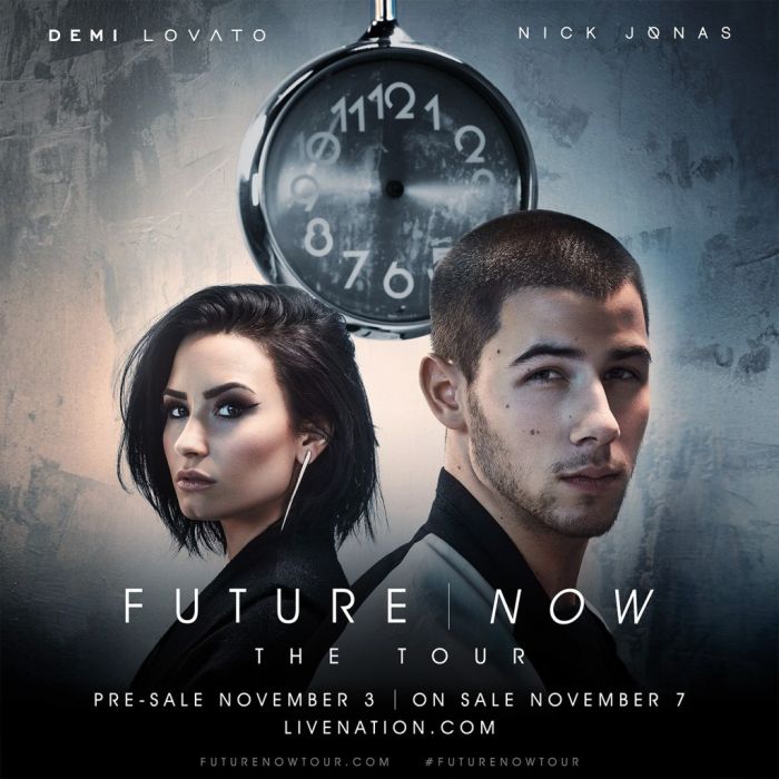Demi Lovato deve passar pelo Brasil em breve, com Nick Jonas e sua &quot;Future Now Tour&quot;