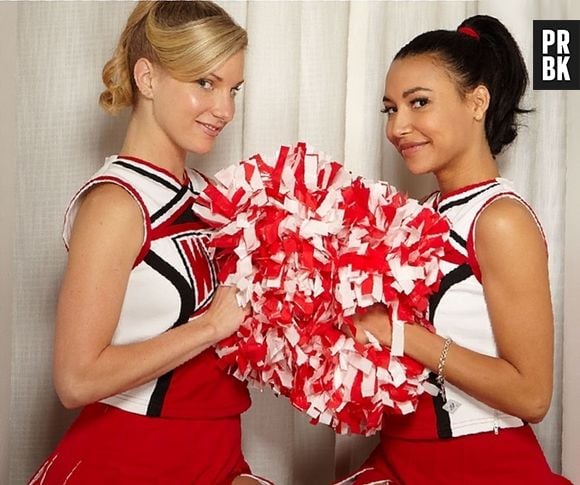 Em "Glee", Santana (Naya Rivera) e Brittany (Heather Morris) são as queridinhas da série!