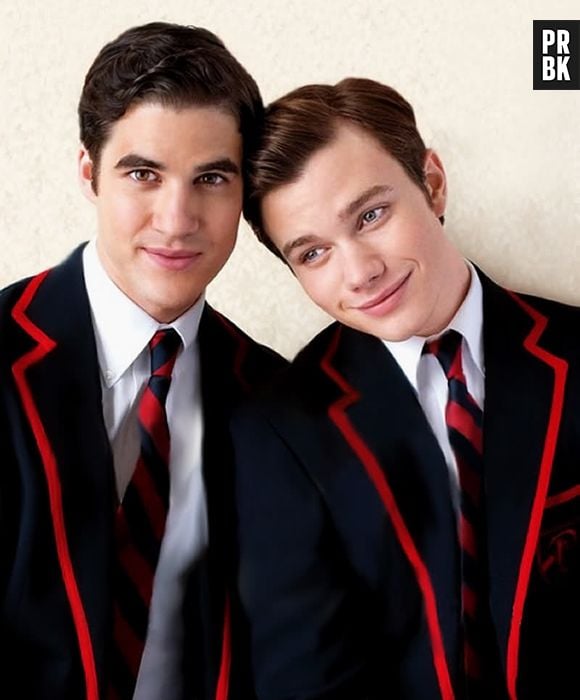 Kurt (Chris Colfer) e Blaine (Darren Criss) são protagonistas em "Glee"