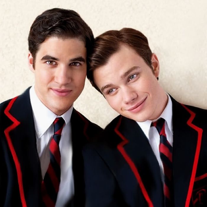 Kurt (Chris Colfer) e Blaine (Darren Criss) são protagonistas em &quot;Glee&quot;